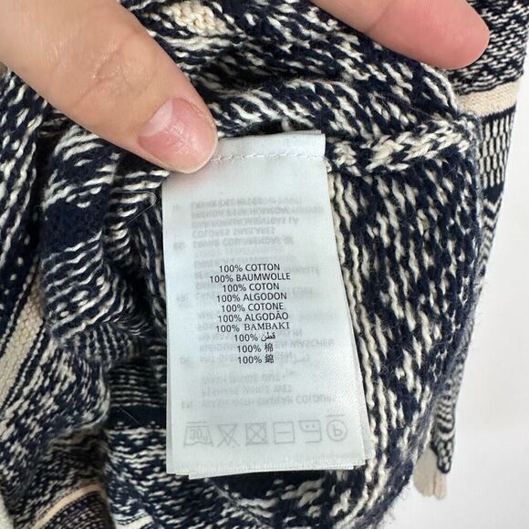 Gant Rugger The Jacquard Sweater Cream/Marine - Picture 7 of 9